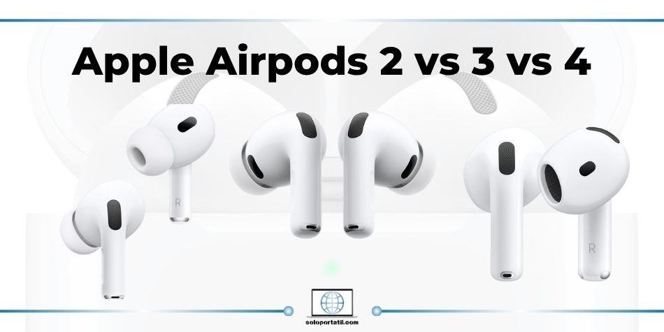 Apple Airpods 2 vs 3 vs 4
