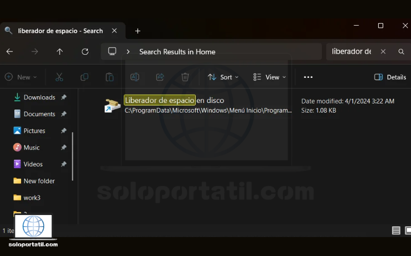 Liberador de espacio en disco