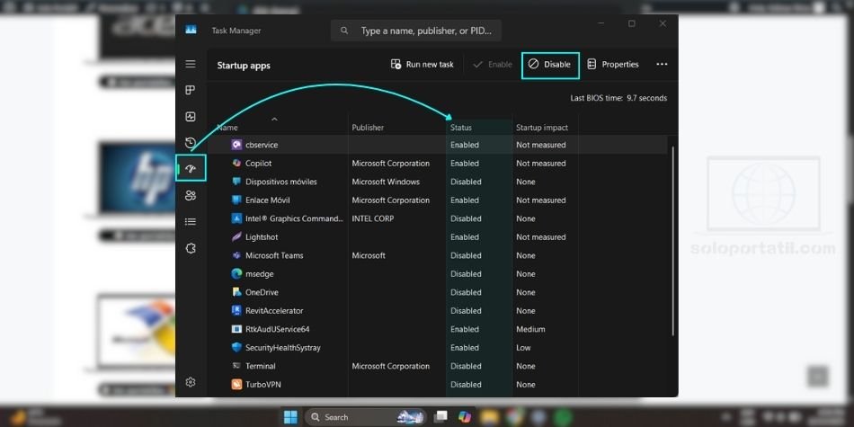 Optimiza el Arranque del Sistema