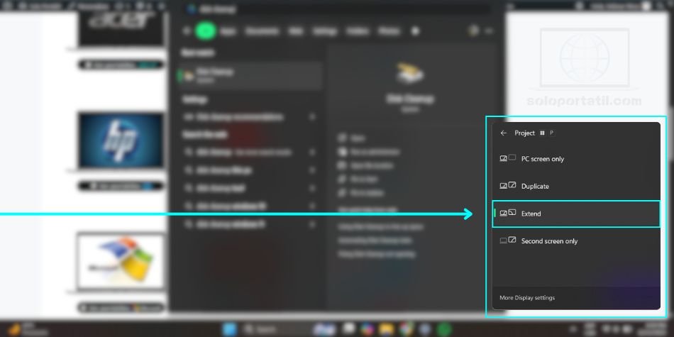 Configura la pantalla en Windows